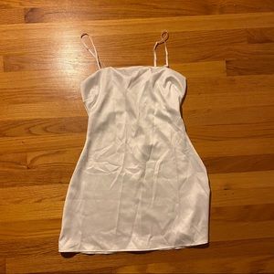 Windsor Simple and Sleek Satin Mini Dress